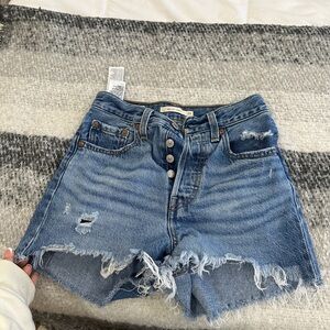 Denim Distressed Women Shorts